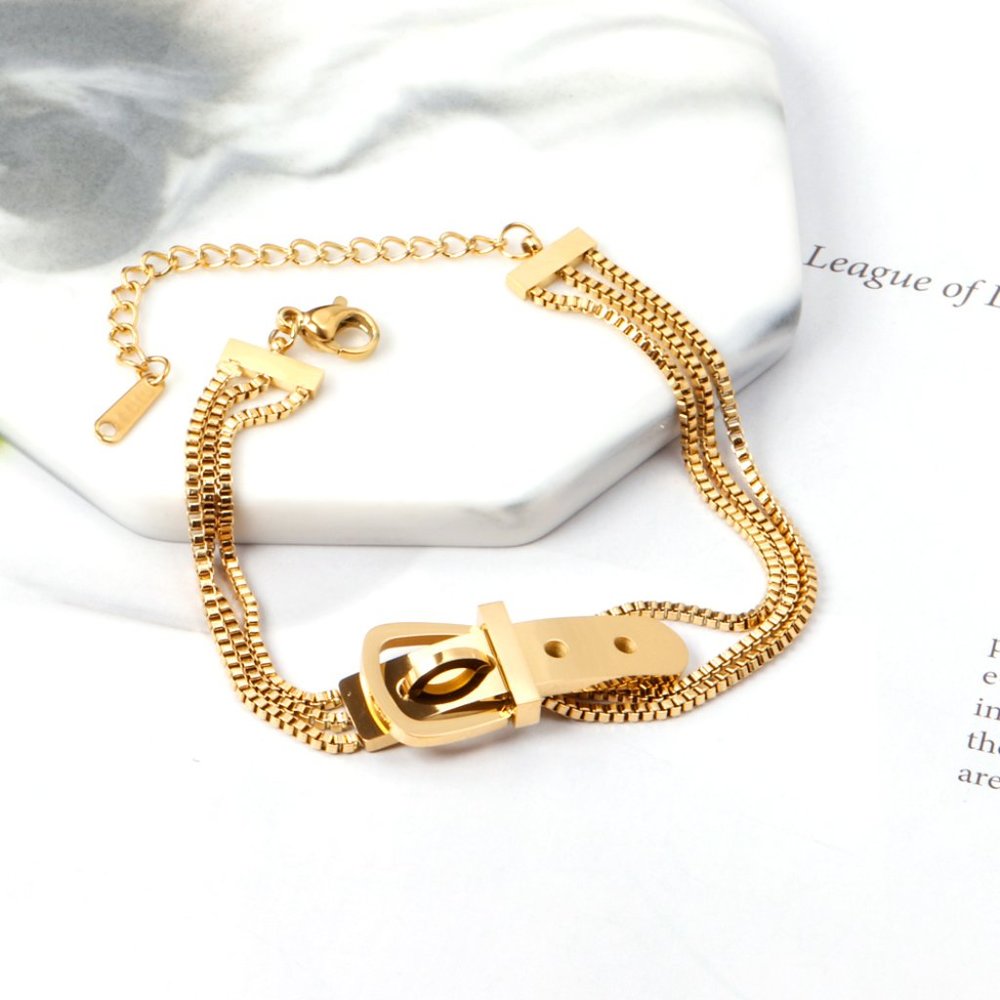 Stainless Steel 18k gold plated Bracelet